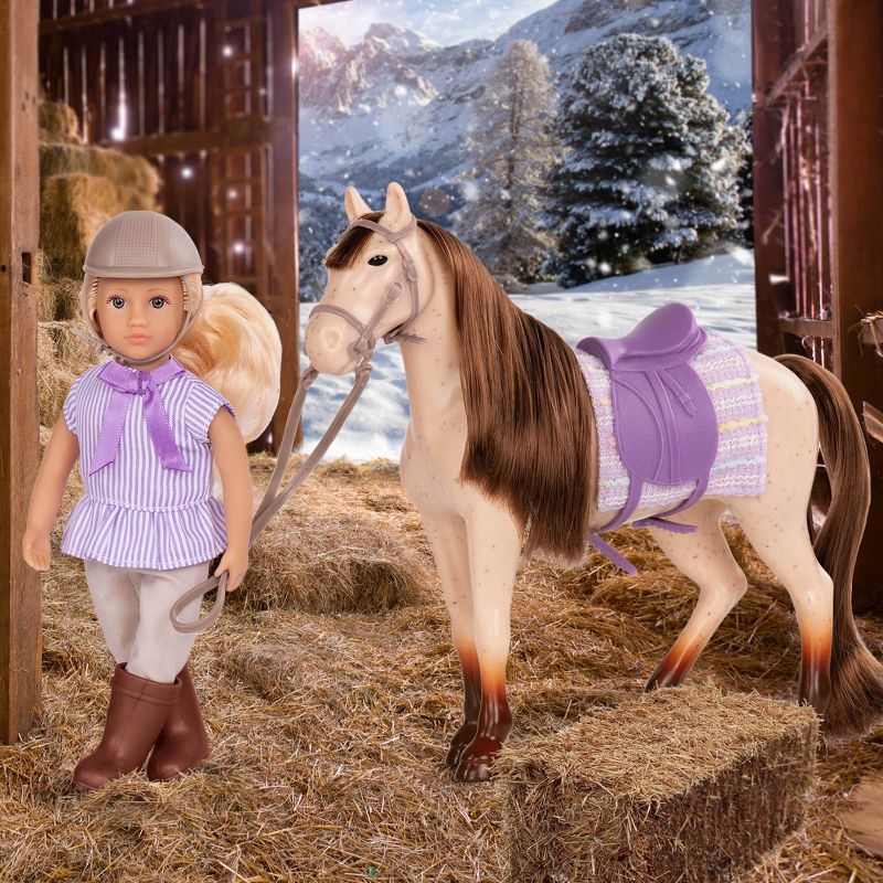 Lori Doll with Horse Marjorie & Maple