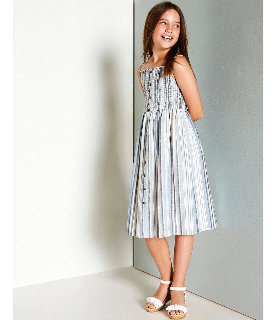 Copper Key Girls' Dearisst Eyelet Bow Flatform Wedges (Toddler)