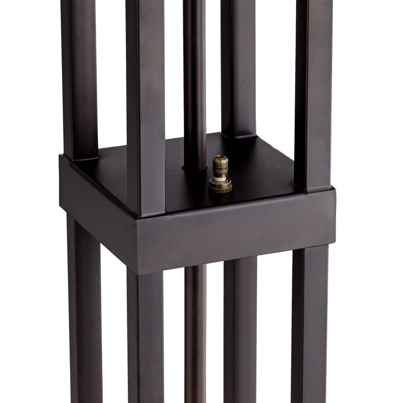 Franklin Iron Works Gentry Oil-Rubbed Bronze Downbridge Arc Floor Lamp