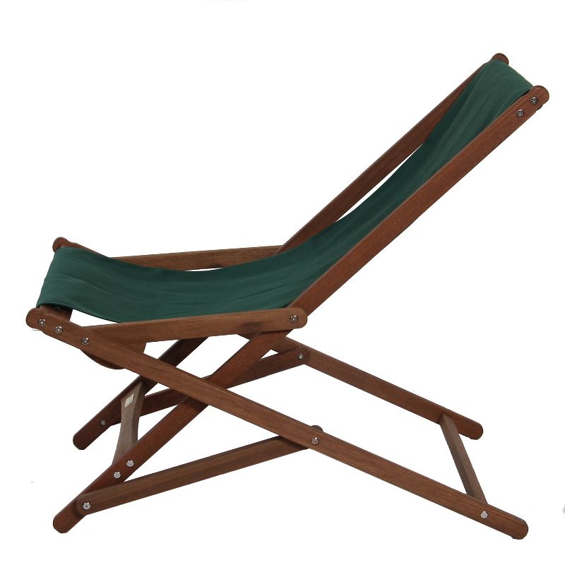 Hardwoof Folding Patio Accent Chair Green - Byer of Maine