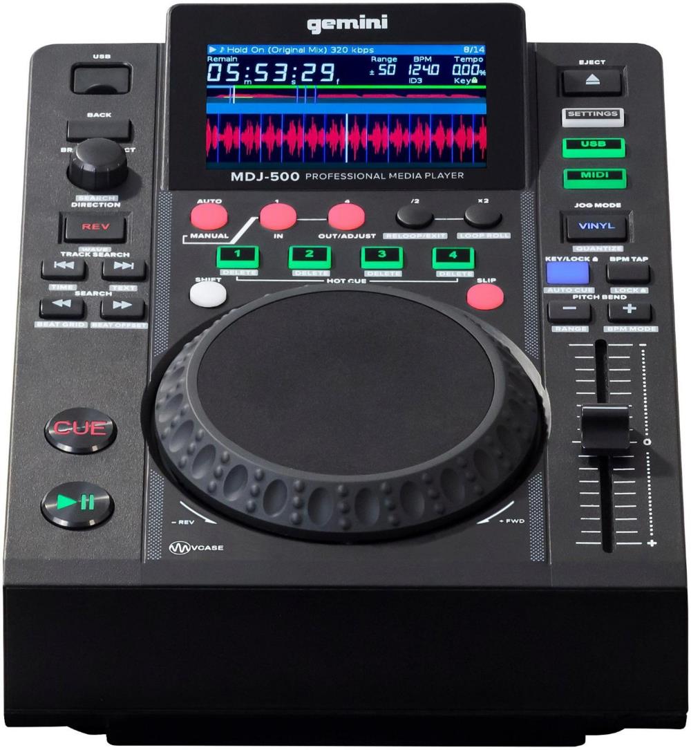 Gemini MDJ-500 Professional DJ USB Media Player