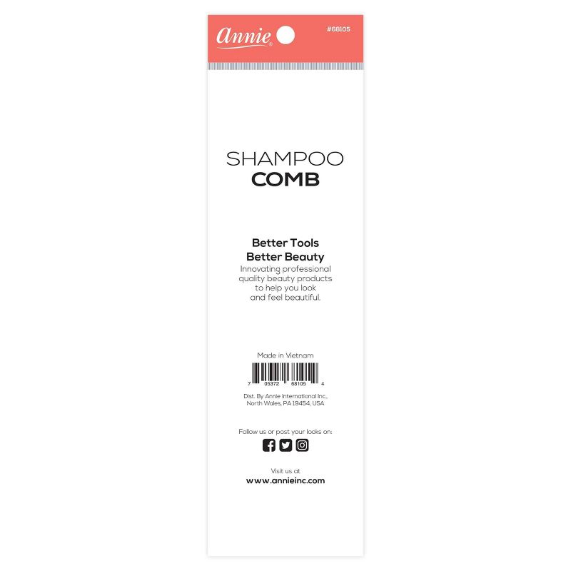 Annie Shampoo Hair Comb