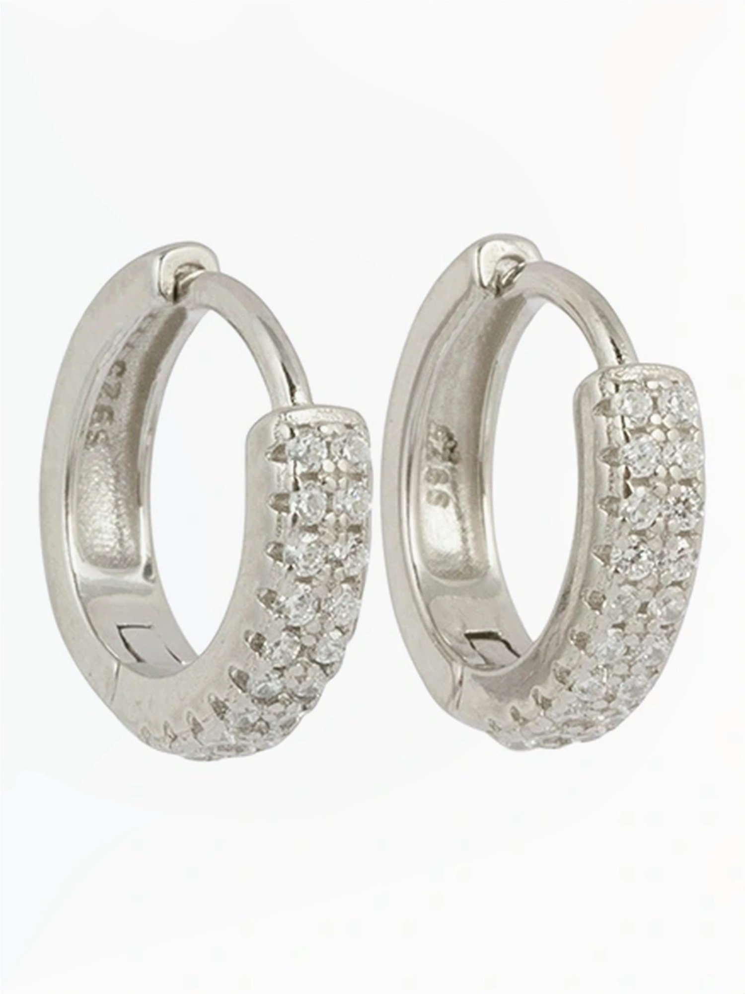 Touch925 Sterling Silver Classic Dainty Silver Bali for Women & Girls