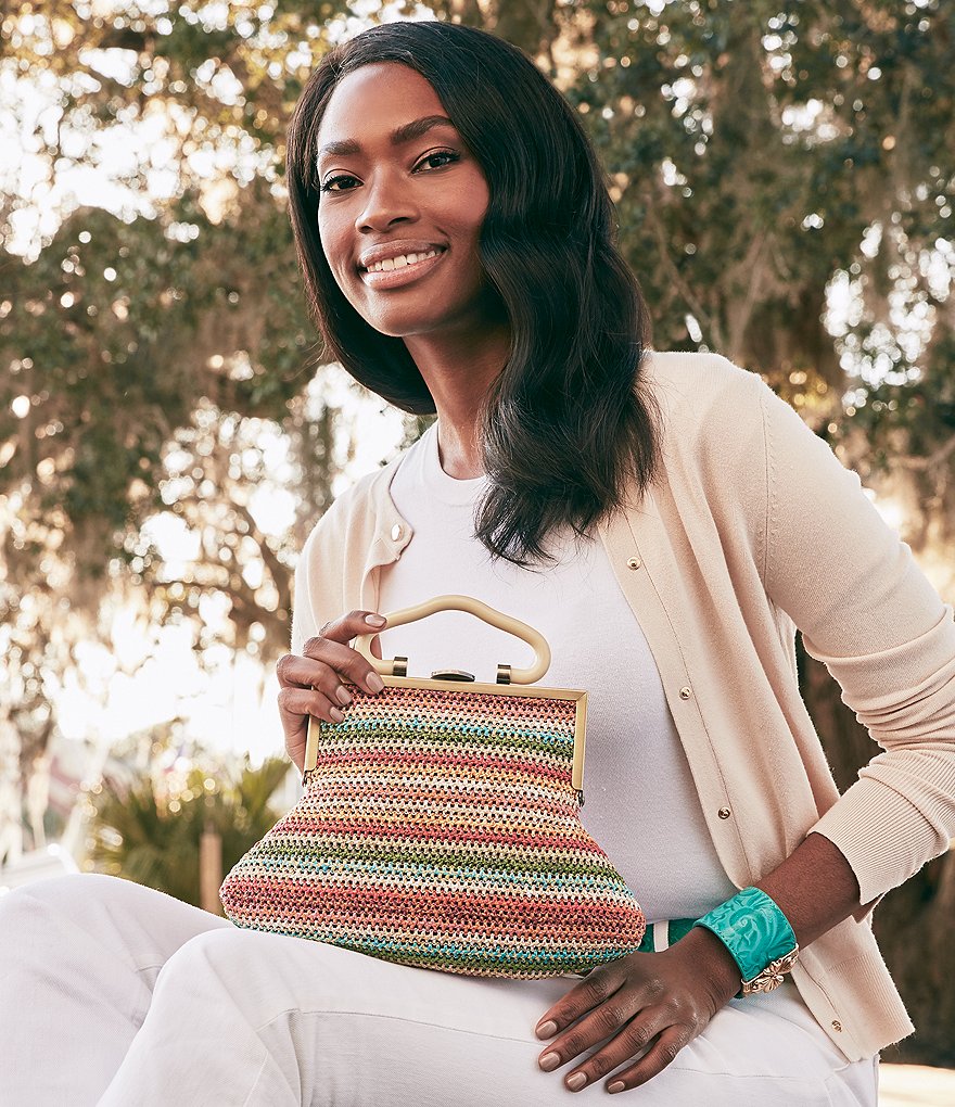 ZAC Zac Posen Belay Iridescent Saddle Crossbody Bag