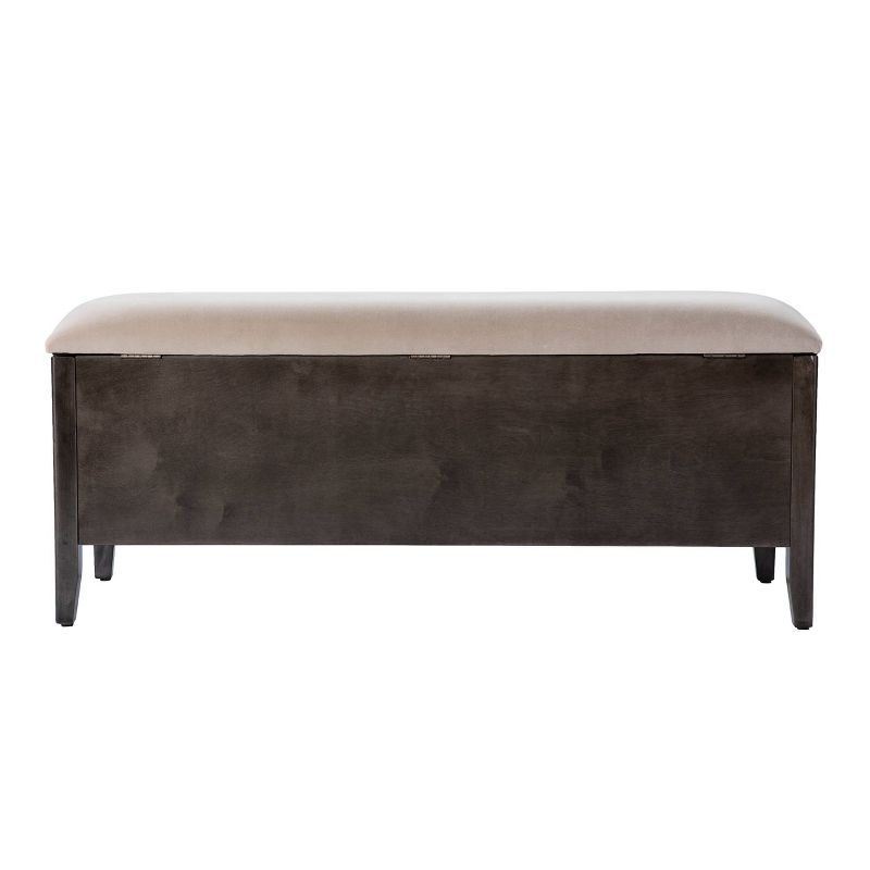 48.25" Latheg Storage Bench Light Brown/Gray - Aiden Lane