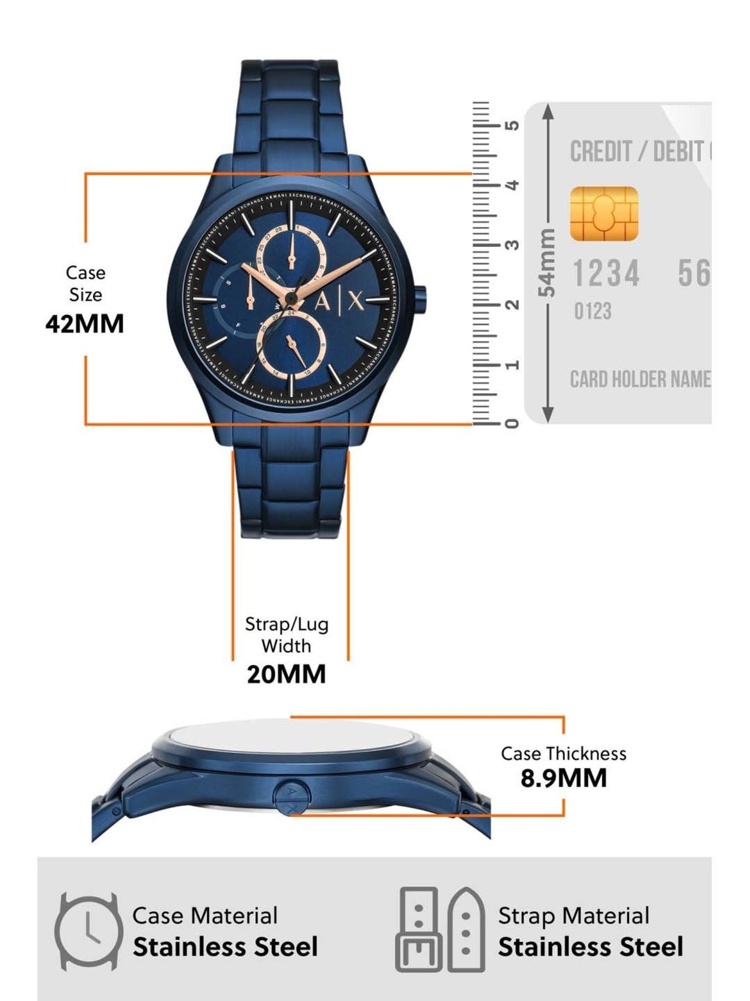 Armani Exchange AX1881 Dante Analog Watch for Men