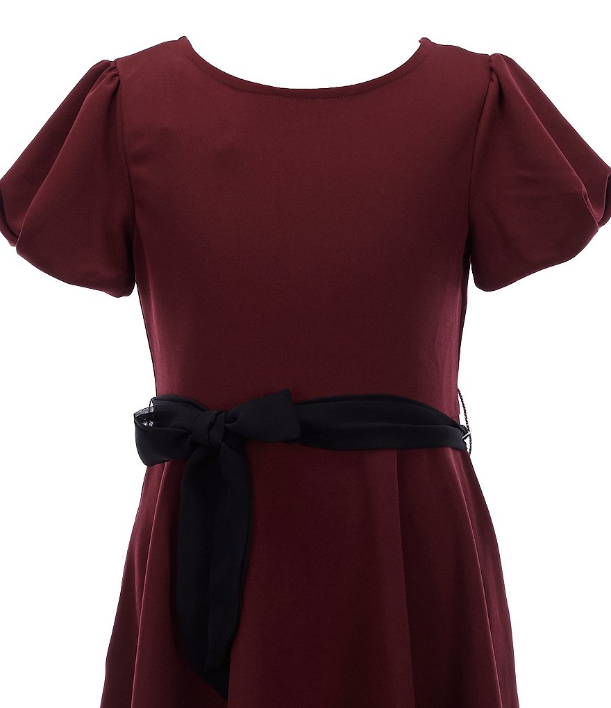 Xtraordinary Big Girls 7-16 Belted Fit-And-Flare Dress