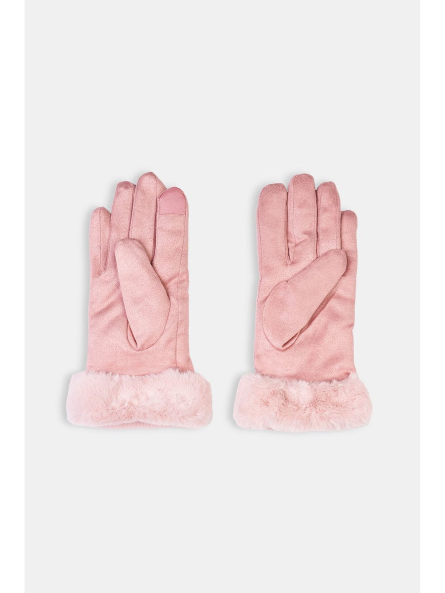 Forever Glam by Pantaloons Pink Solid Gloves