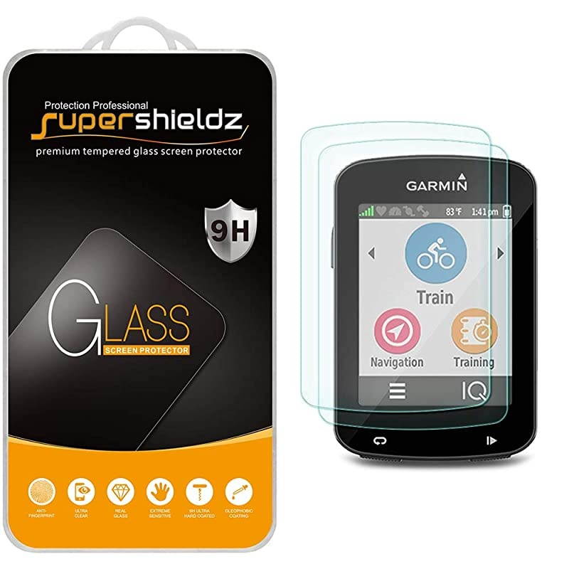 2 Pack  for Garmin Edge 520 Edge 520 Plus and Edge 820 Tempered Glass Screen Protector Anti Scratch Bubble Free