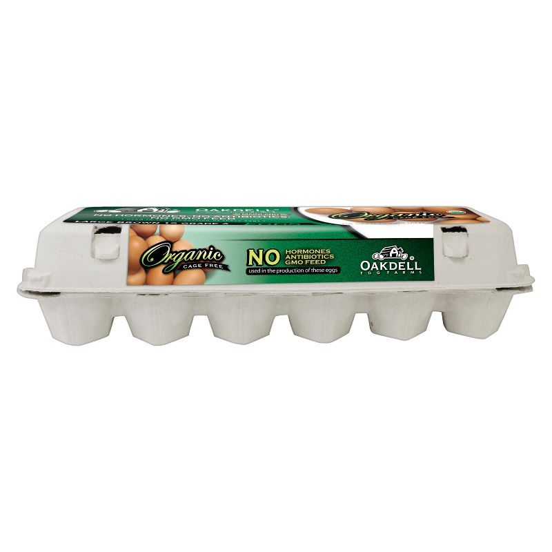 Oakdell Organic Cage-Free Grade A Large Brown Eggs - 12ct
