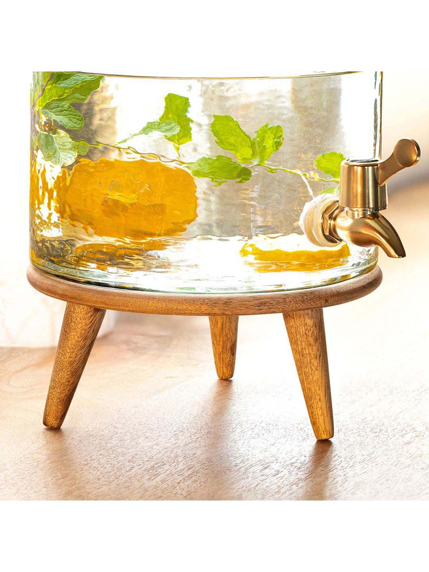 ellementry Brown Wooden Multipurpose Stand - Set of 1