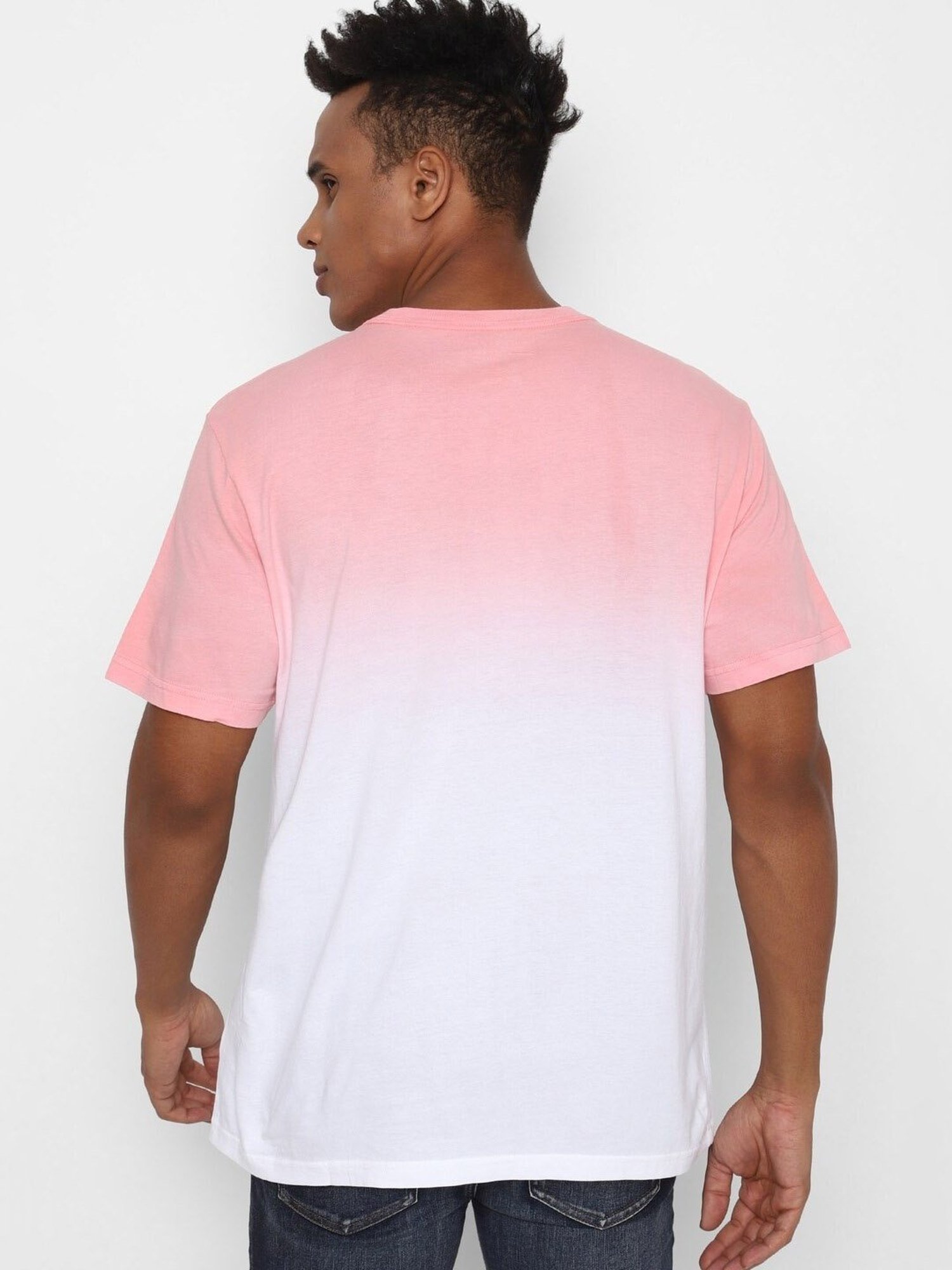 American Eagle Outfitters Pink Cotton Regular Fit Printed T-Shirt