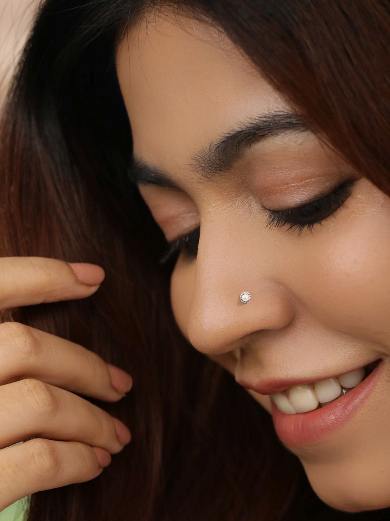 March by FableStreet 92.5 Sterling Silver Classic Nose Ring