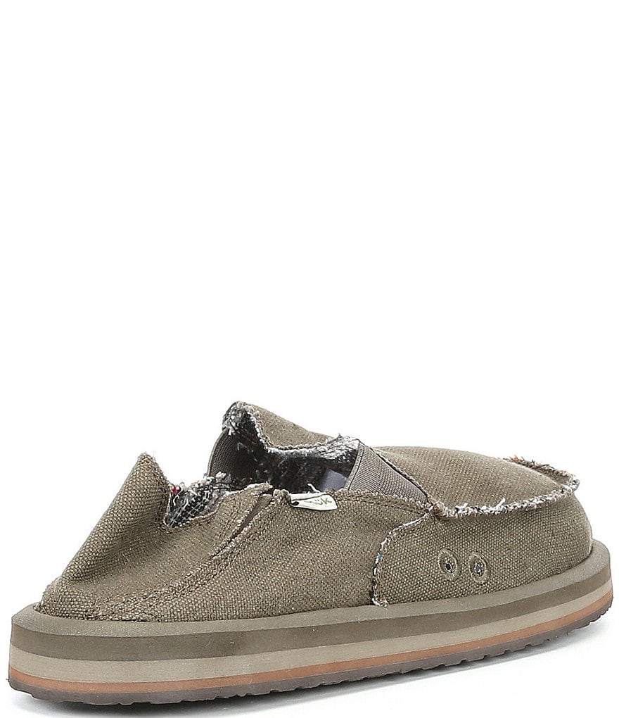 Sanuk Men's Vagabond ST Hemp Slip-On Shoes