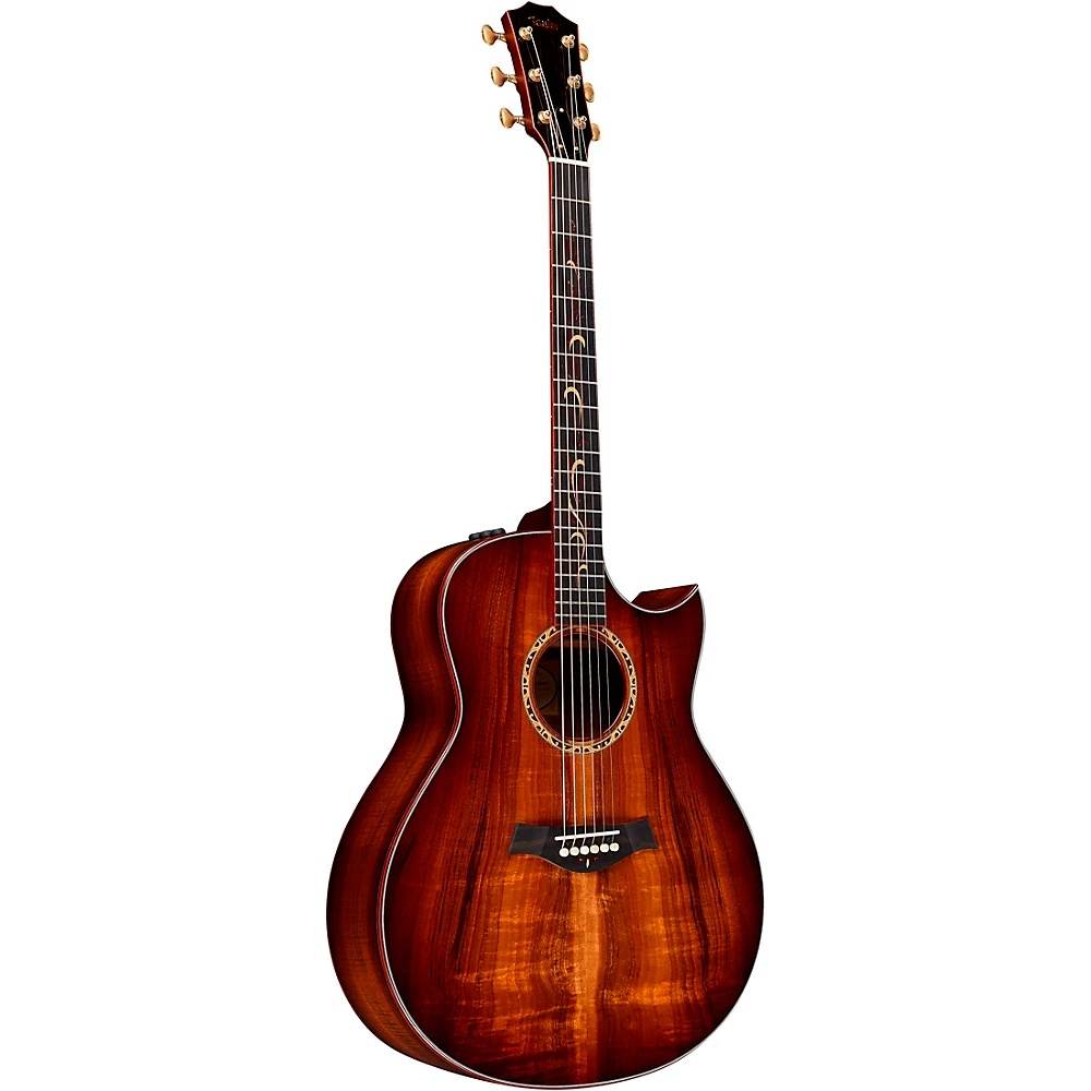 Taylor Custom Grand Orchestra #11093 A-Grade Koa Acoustic-Electric Guitar Shaded Edge Burst