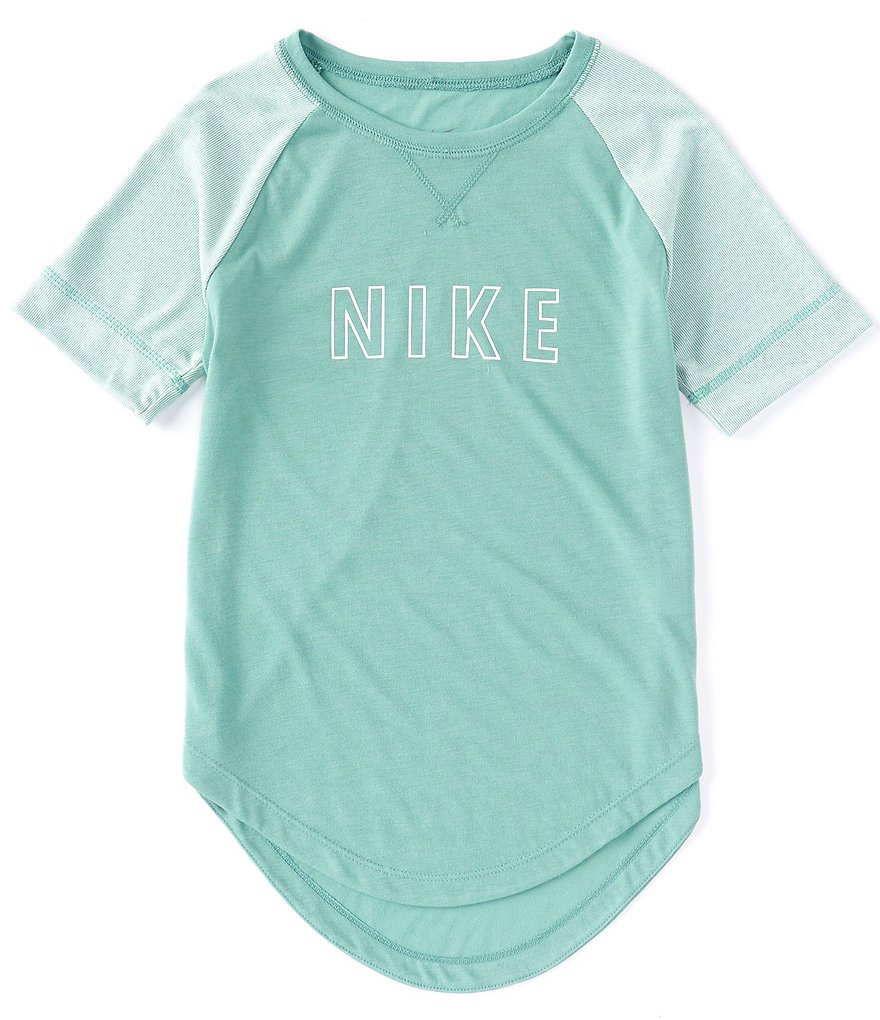 GB GB Girls Active Big Girls 7-16 Short Sleeve Tie-Dye Tee