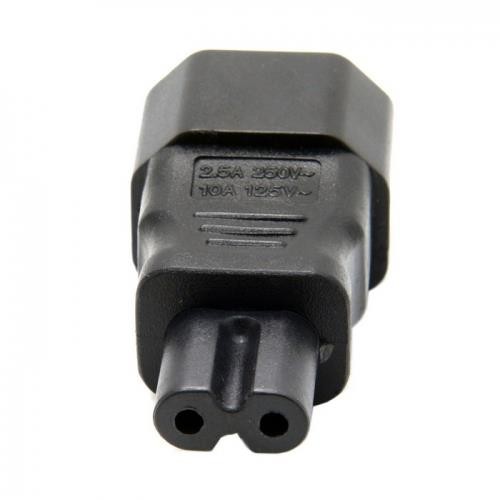 CHENYANG  Standard Molded IEC 320 C14 Socket to IEC C7 Plug AC Power Adapter Set UL Approved