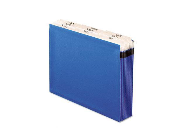 Pendaflex 59225 3 1/2 Inch Expansion Hanging File, Tabs and Labels, Letter, Nine Sections, Blue