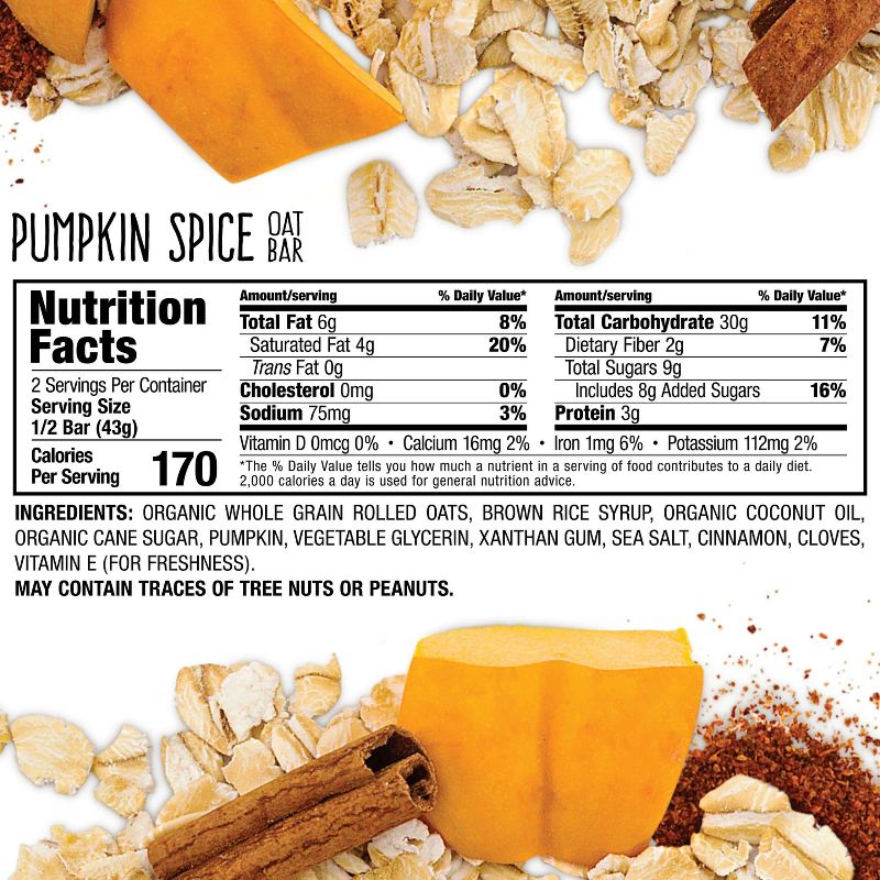 Bobo's Oat Pumpkin Bar - 3oz