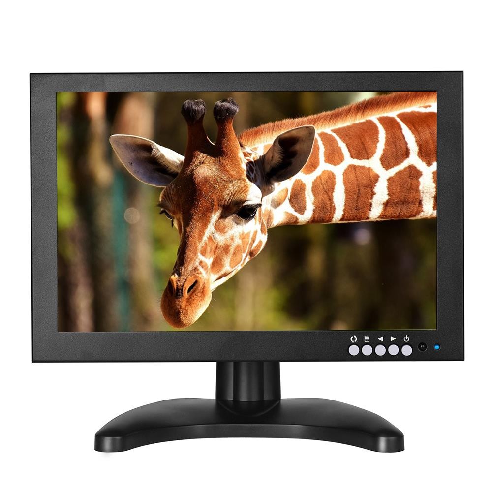 1920x1200 1000:1 10'' 1080P IPS HDMI VGA Monitor Screen Video For PC DVD Camera