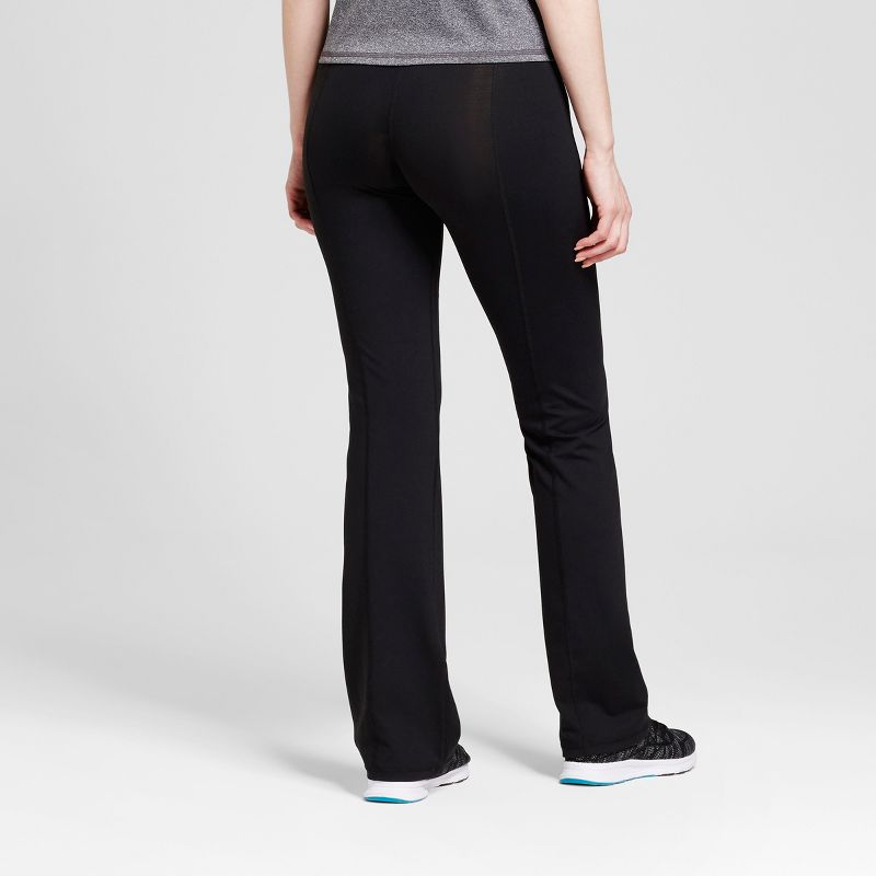 Maternity Crossover Panel® Active Bootcut Pants - Isabel Maternity™ by Ingrid & Isabel® Black XS