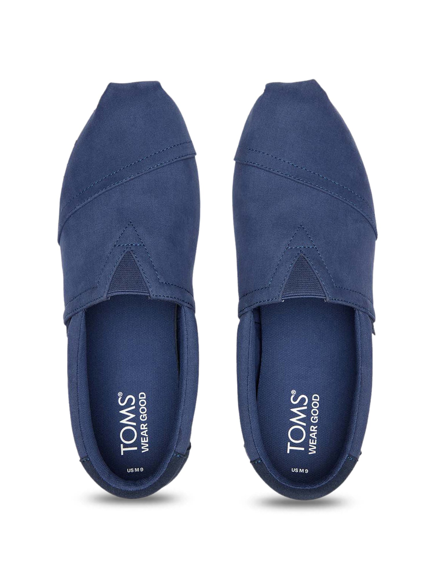 TOMS Alp FWD Wide Men's Light Blue Espadrille Shoes