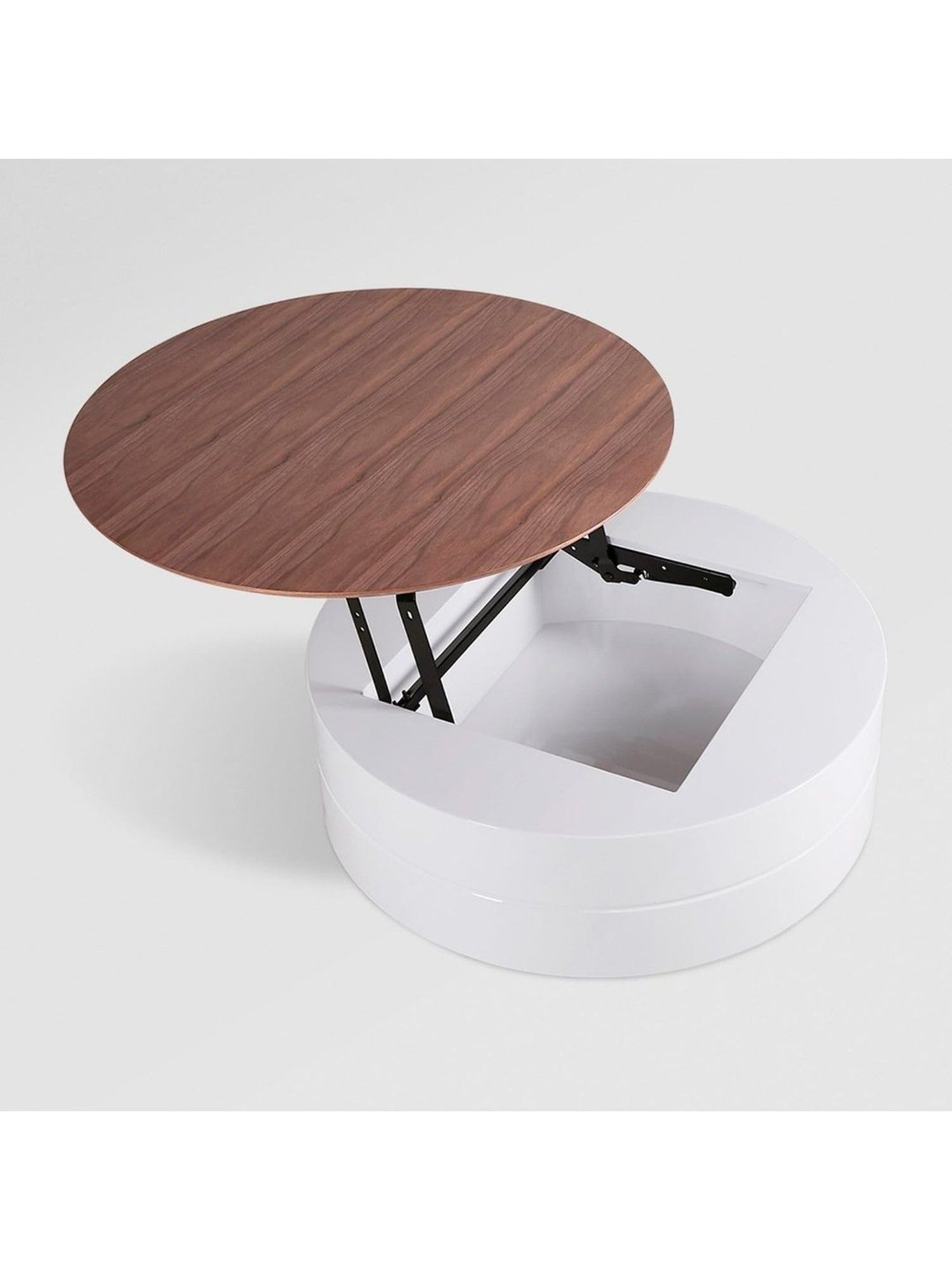 Godrej Interio Discus White Engineered Wood Coffee Table