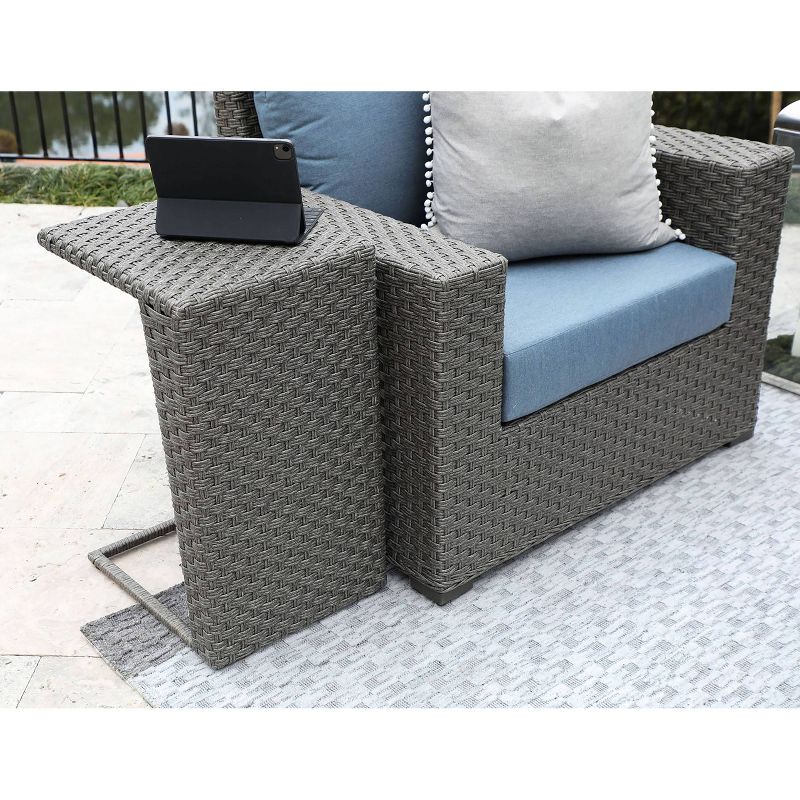 Cullem 6pc Deep Seating Set with Sunbrella - Canopy Home and Garden