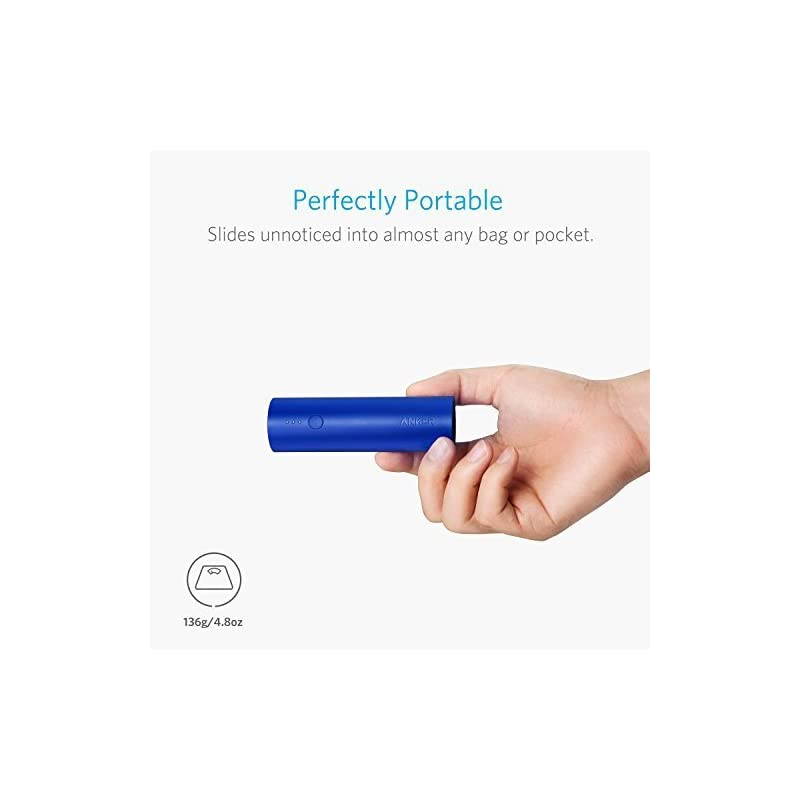 PowerCore 5000 Portable Charger UltraCompact 5000mAh External Battery with FastCharging Technology Power Bank for iPhone iPad Samsung Galaxy and More