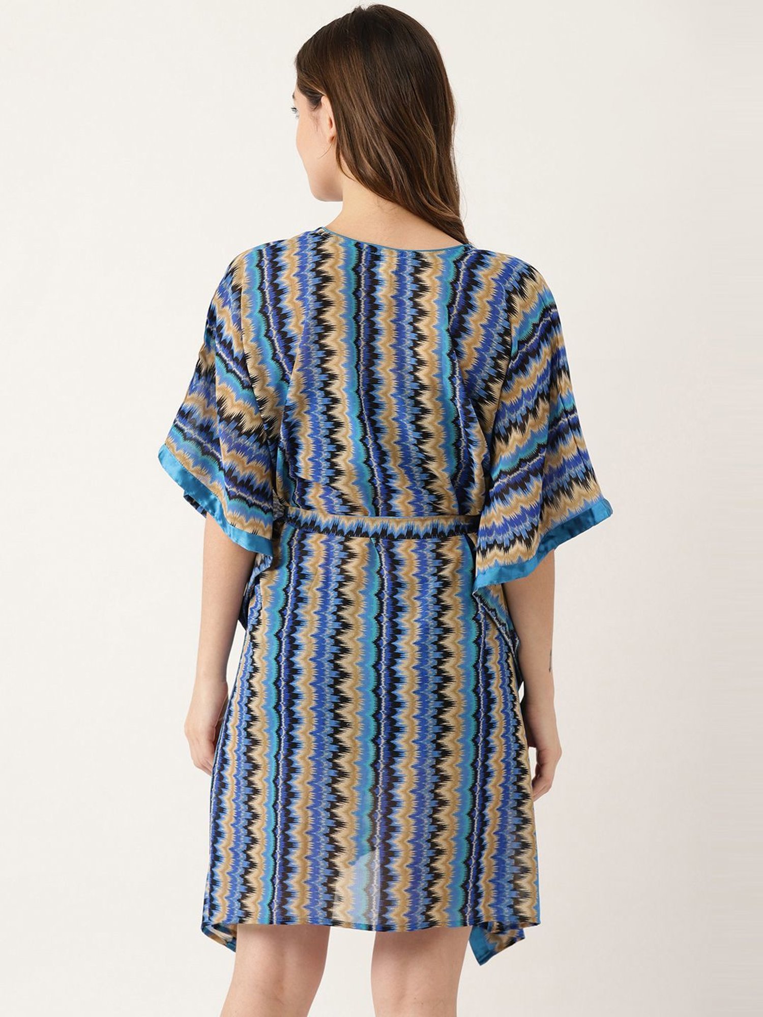 Ms.Lingies Blue Printed Kaftan