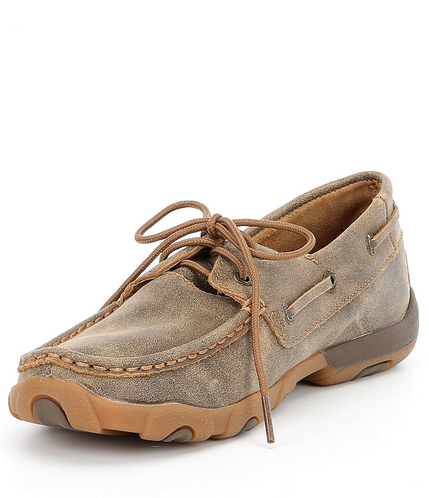 Twisted X Women's Leather Boat Driving Mocs