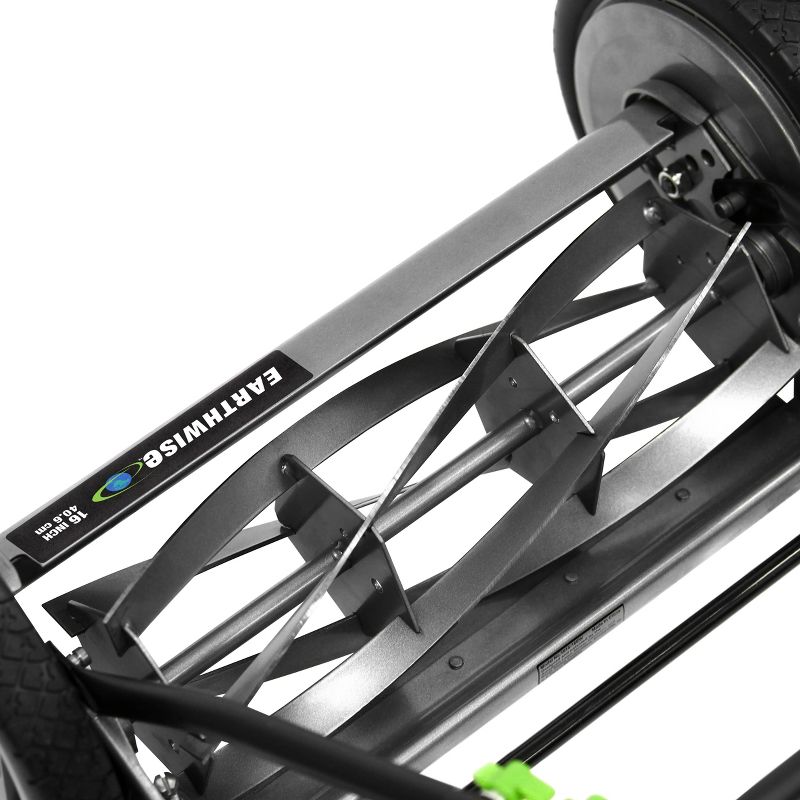 16" Reel Mower with Trailing Wheels - Earthwise