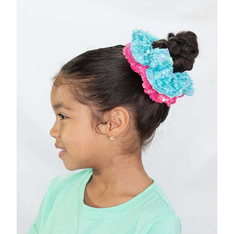 Lily Frilly Sequin Scrunchie Set