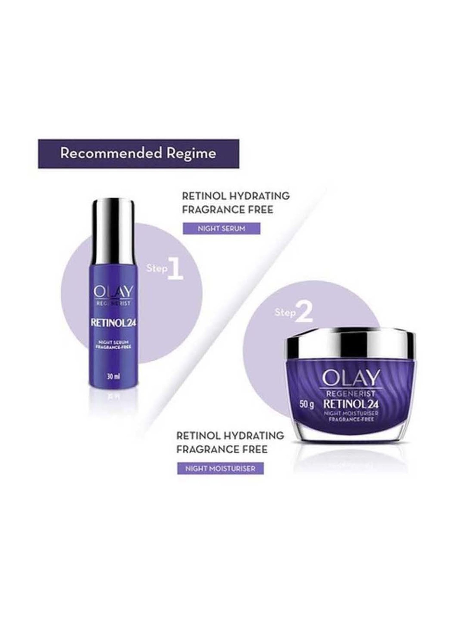 Olay Night Cream Regenerist Retinol 24 Moisturiser - 50 gm