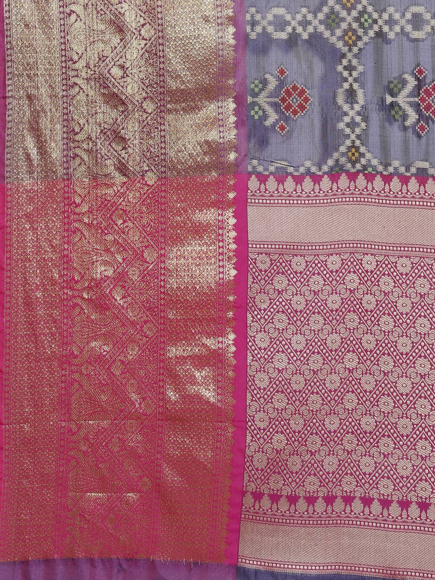Banarasi Silk Works  Woven Saree with Blouse