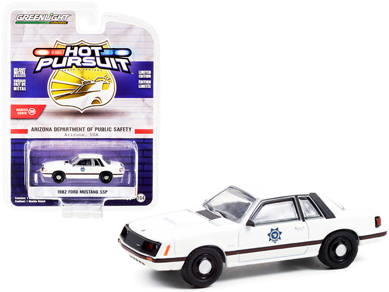 2009 Ford Crown Victoria Police Interceptor White with Yellow and Red Stripes "Illinois State Police" "Hot Pursuit" Series 10 1/24 Diecast Model Car by Greenlight