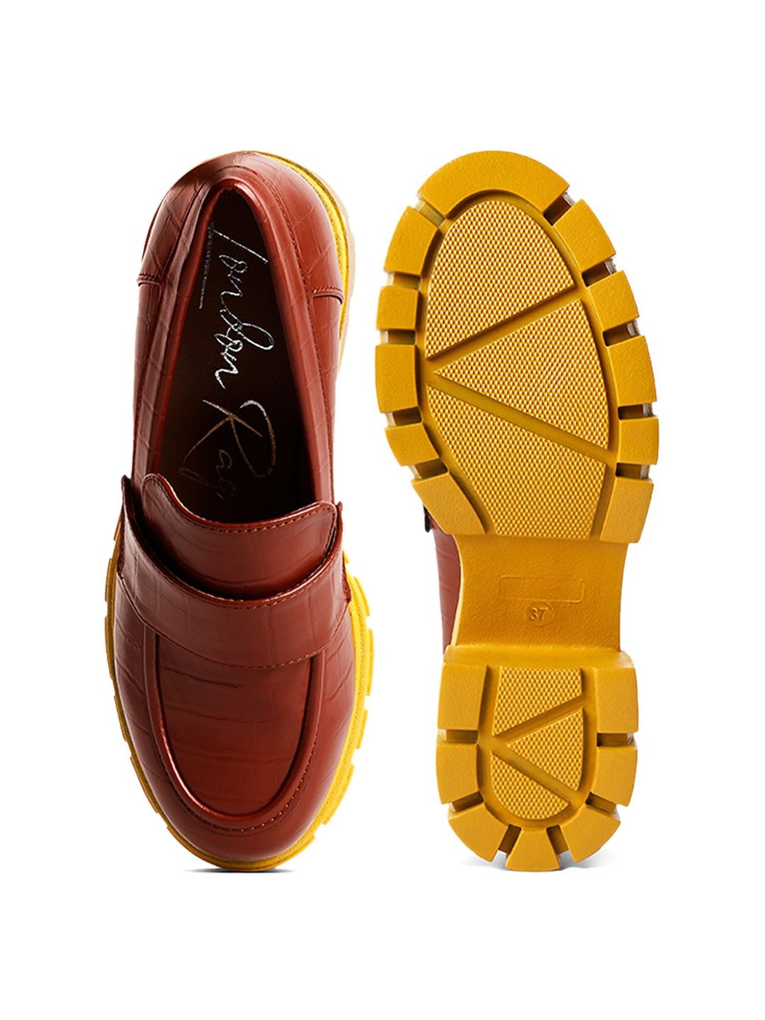 London Rag Women's Tan Casual Loafers