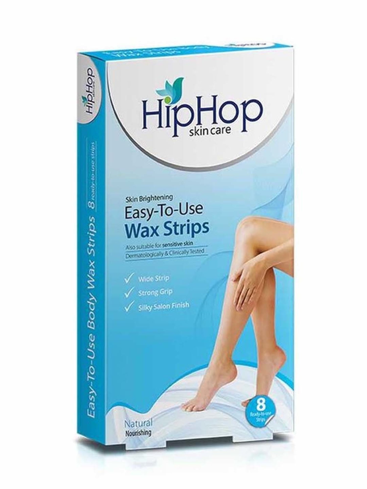 HipHop Skincare Body Wax Strips with Argan Oil - 8 Strips