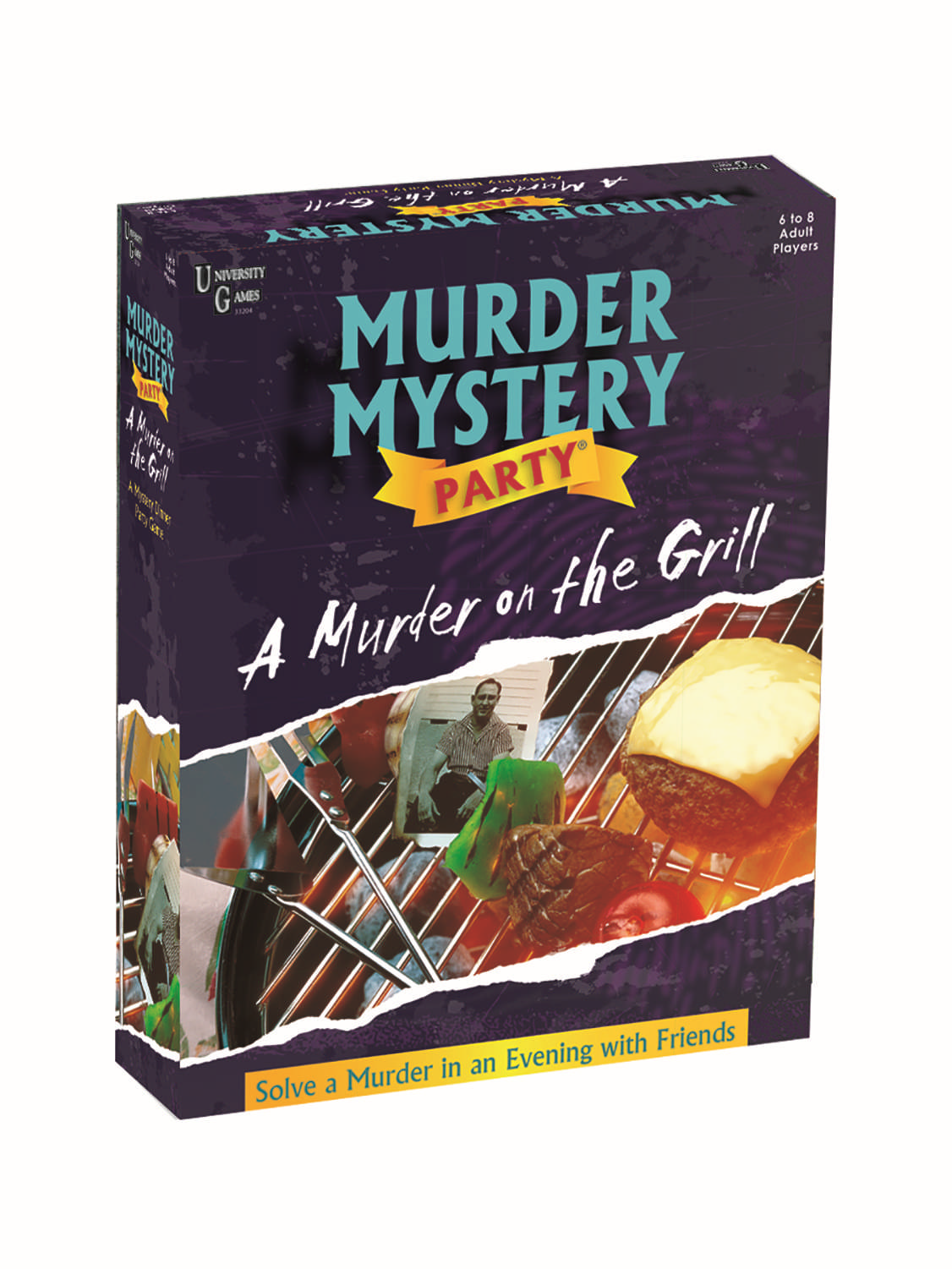 University Games MURDERMYSTGM Murder Mystery Party Games - A Murder on the Grill