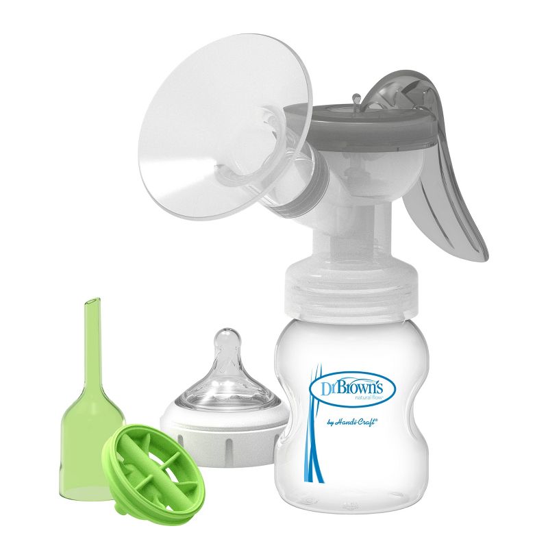 Dr. Brown's Manual Breast Pump with Silicone Shields