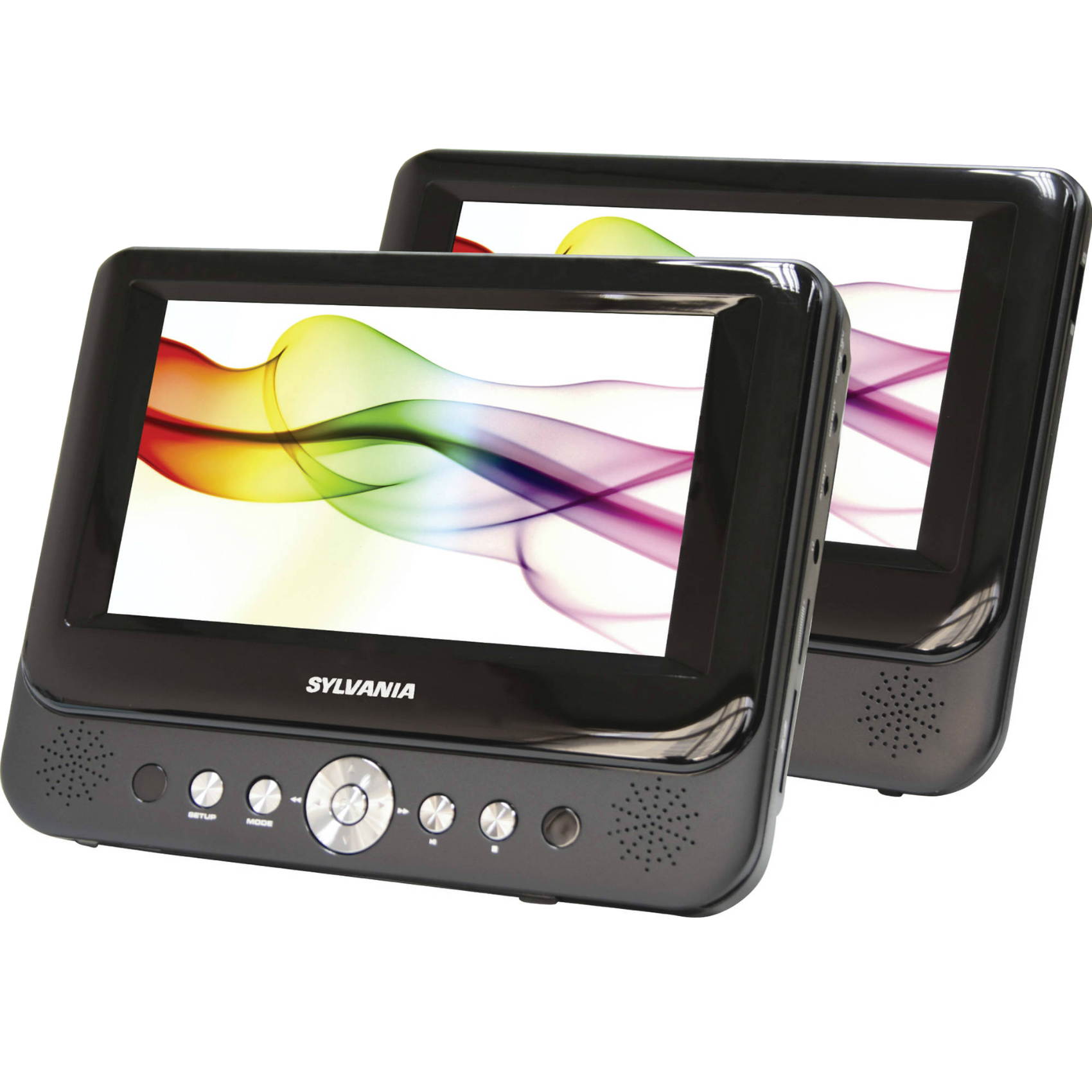 SYLVANIA(R) SDVD9957 9" Dual-Screen Portable DVD Player