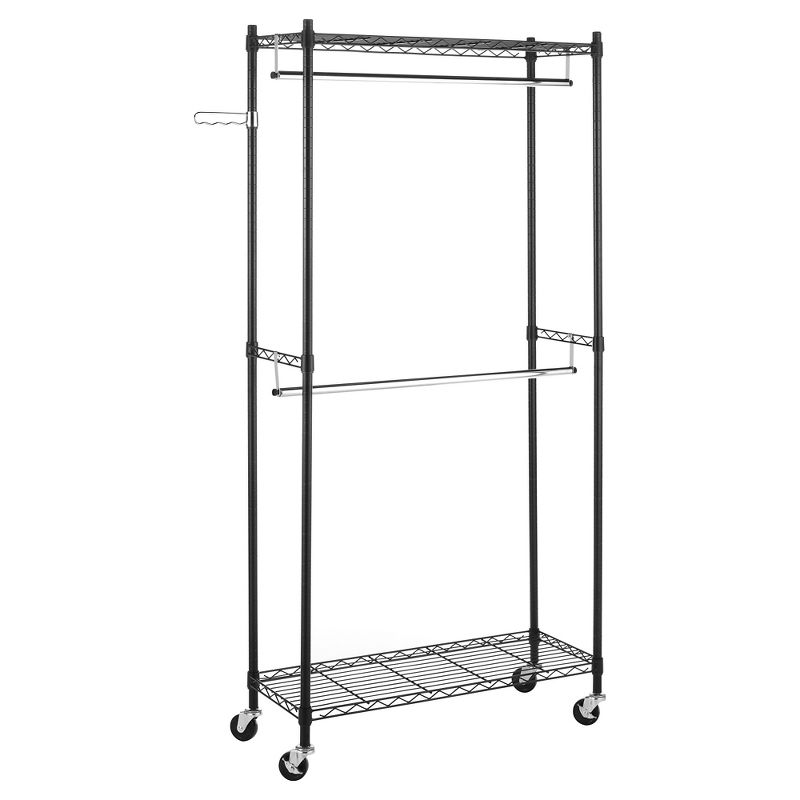 Whitmor Supreme Double Rod Garment Rack