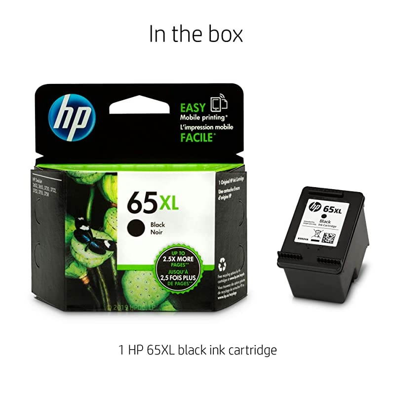 65XL | Ink Cartridge | Black | N9K04AN