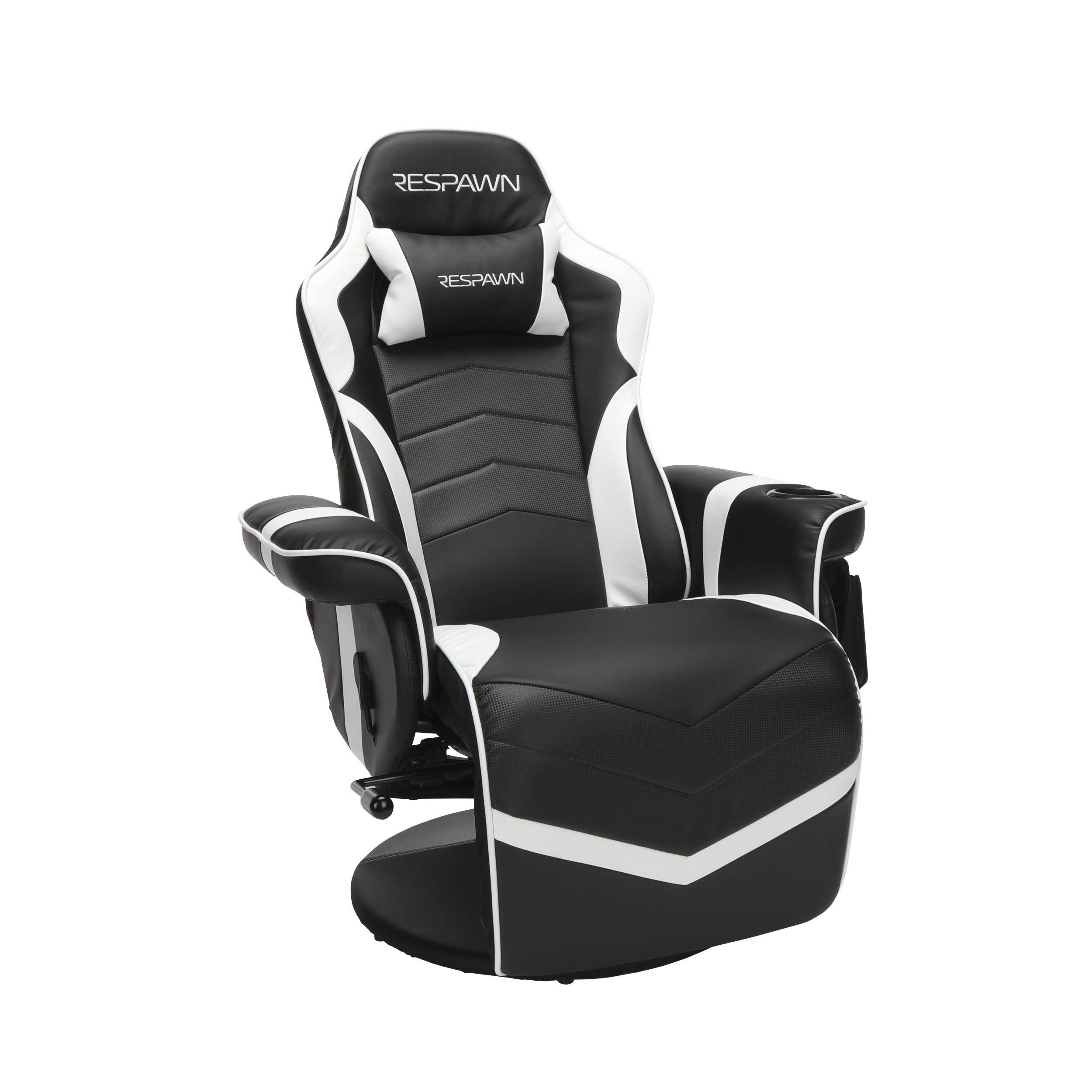 RESPAWN-900 Racing Style Gaming Recliner, Reclining Gaming Chair, in Gray (RSP-900-GRY)