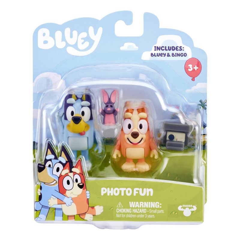 Bluey Photographer Figures - 2pk