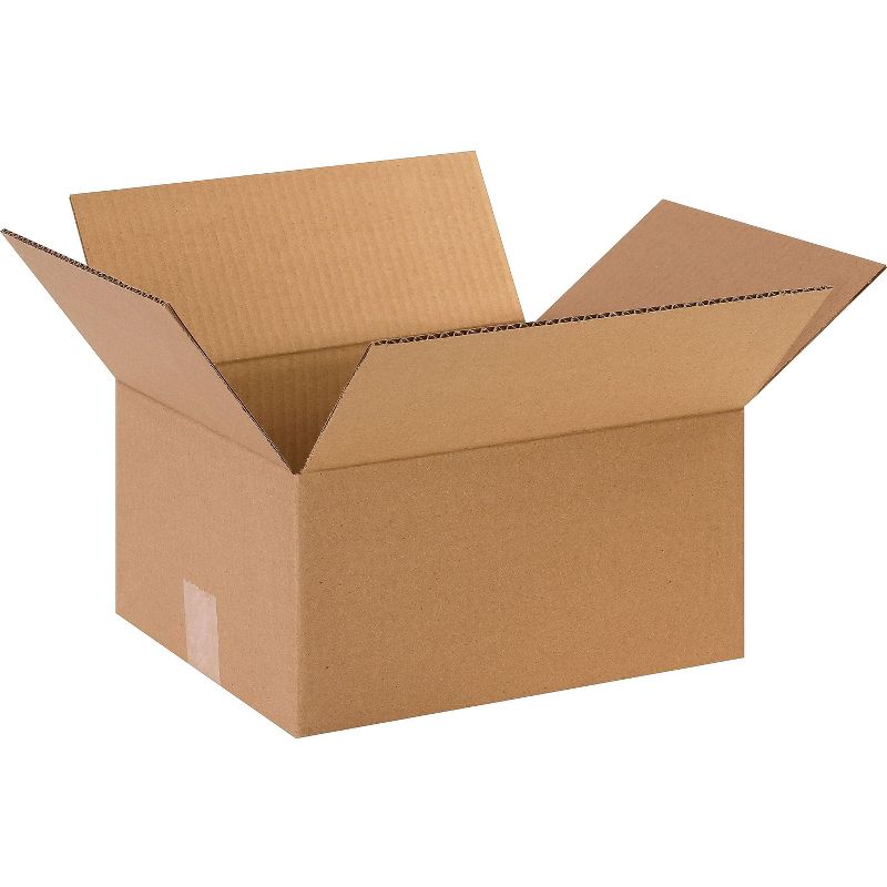 COASTWIDE 12 x 10 x 6 Shipping Boxes, ECT Rated, Kraft 121006
