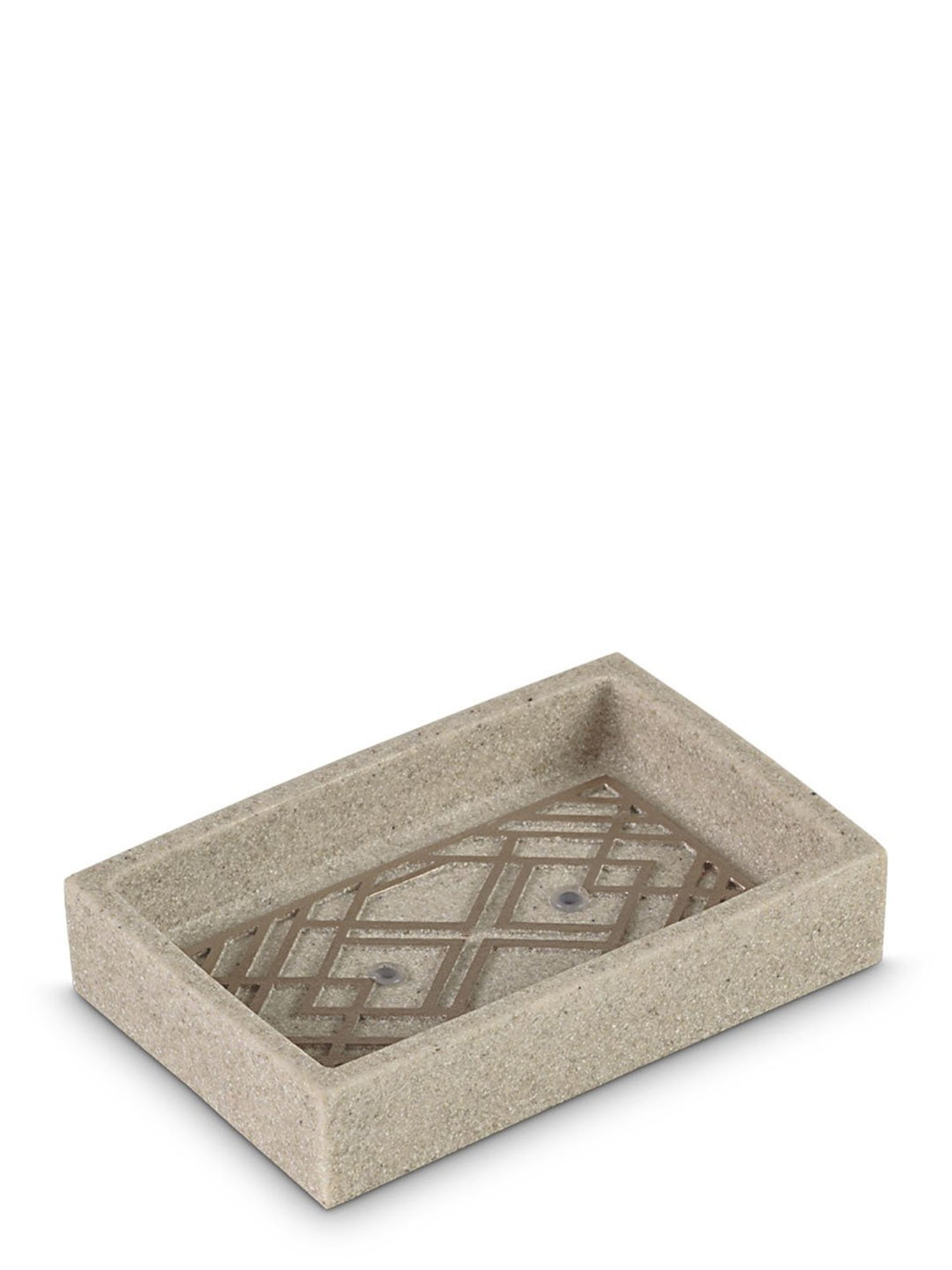 Freelance Brown Polyresin Set of 4 Bathroom Accessories