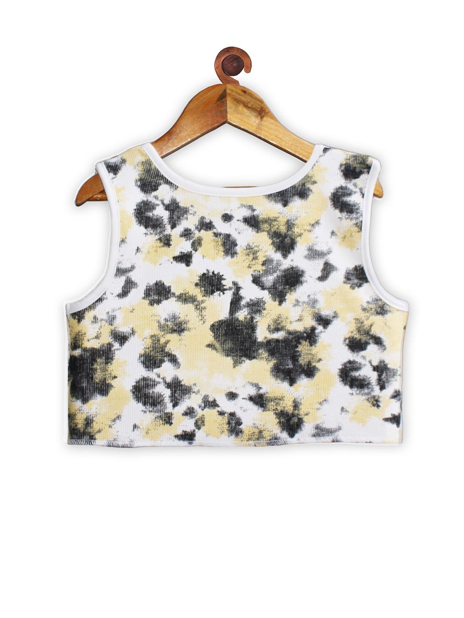 Kiddopanti Kids Multicolor Tie Dye Crop Top