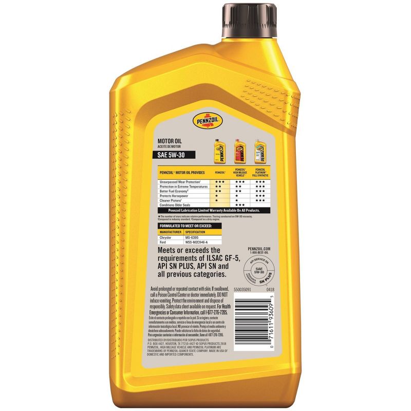 Pennzoil Engine Oil 5W-30