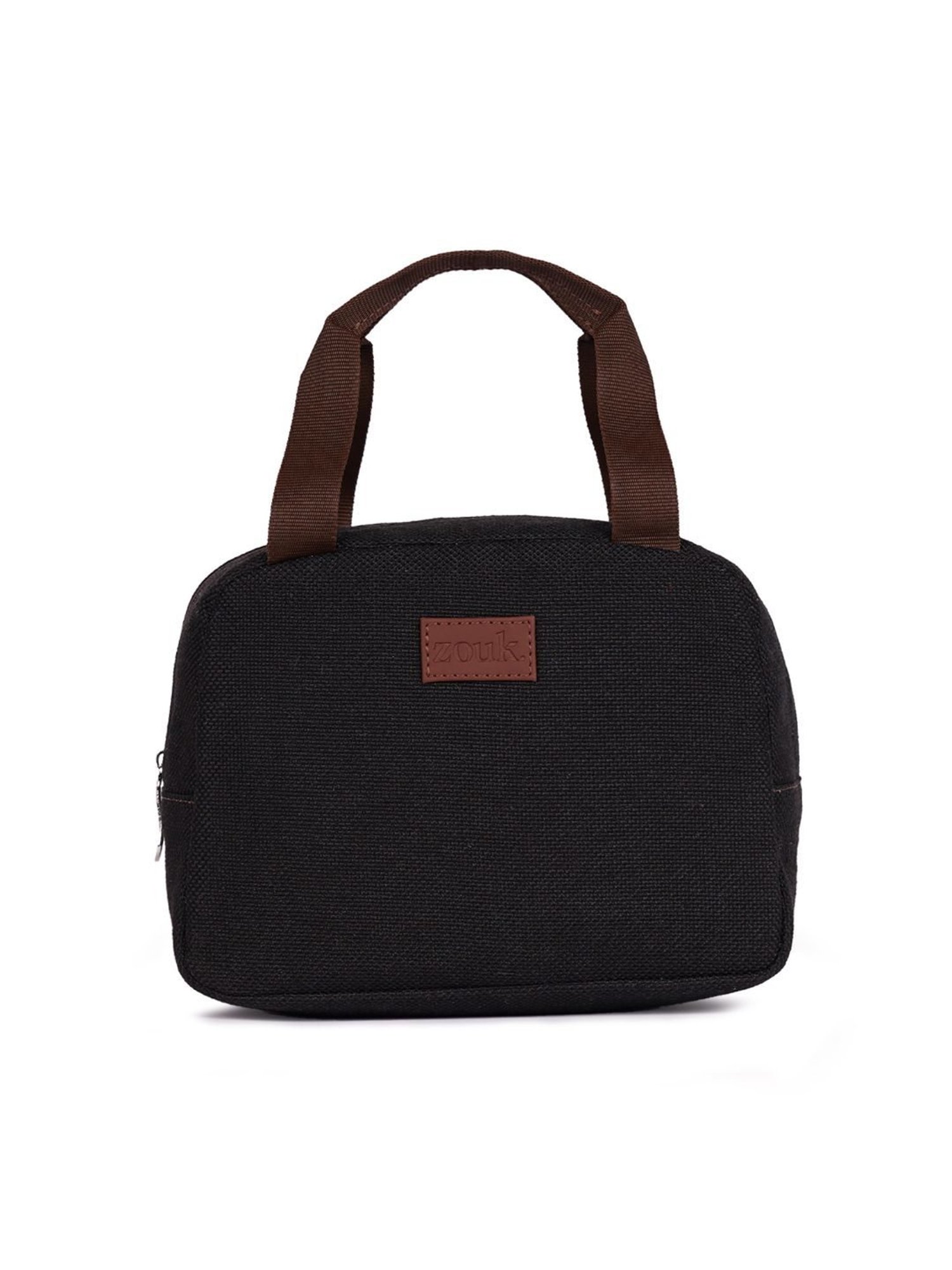 ZOUK Jet Black Printed Lunch Bag